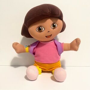 Vintage Dora the Explorer Soft Doll Plush Toy Mattel 2004 Stuffed Animal Figure